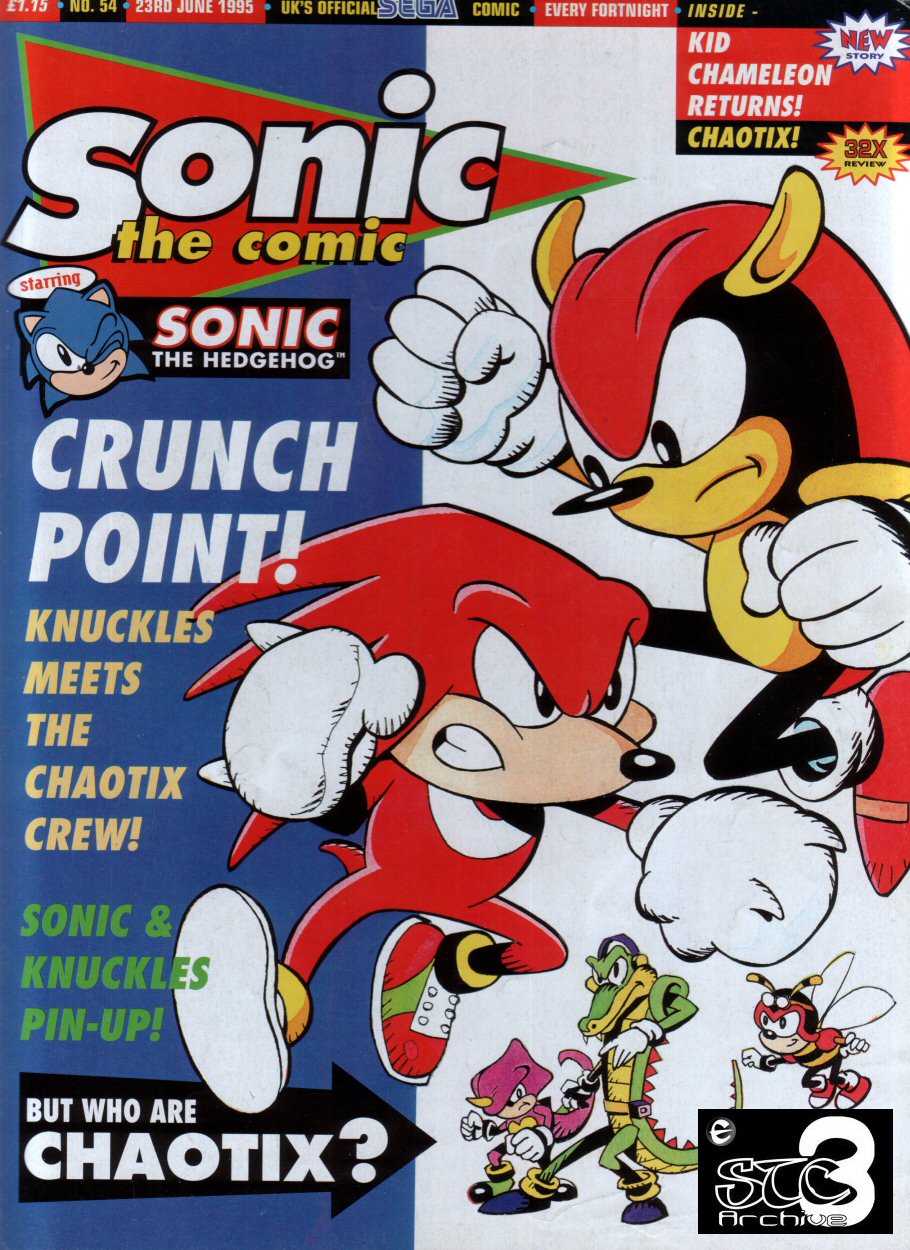 Sonic - The Comic Issue No. 054 Cover Page